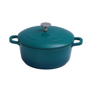 [EZO.0803696] AZKO Kris Carol Panci Casserole Dengan Tutup Aluminium Pot Masak Oven Food Grade Wadah Masak Panggang Perlengkapan Dapur Peralatan Masak Cookware - Hijau, 12cm