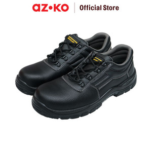 [EZO.0803716] AZKO Krisbow Ukuran 40 Hercules Sepatu Pengaman 4 inci Srss - Hitam Safety Shoes Pengaman Kaki Perlengkapan Industri Peralatan Keamanan
