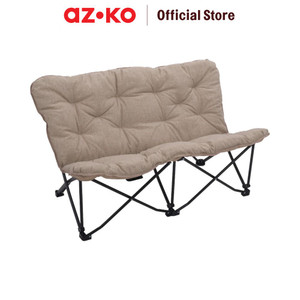 [EZO.0803726] AZKO Soleil Kursi Camping Lipat 2 Dudukan Big Butterfly - Cokelat Muda
