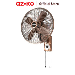 [EZO.0803741] AZKO Krisbow Kipas Angin Dinding Vintage 55 Watt 300A8T - Cooper