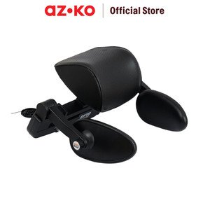 [EZO.0803743] AZKO Otto Klasse Side Headrest Kursi Mobil Dengan Bantal Leher - Hitam