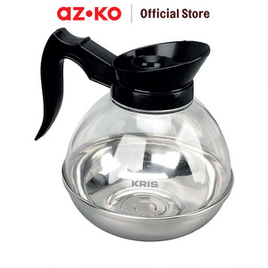 [EZO.0803755] AZKO Kris 1.8 ltr Teko Kopi Coffee Maker Pot Food Grade Plunger Kopi Kaca Dengan Handle Alat Penyeduh Kopi Perlengkapan Dapur