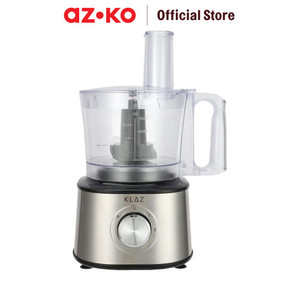 [EZO.0803756] AZKO Klaz 2.1 ltr Food Processor 9In1 500 Watt - Silver / Hitam