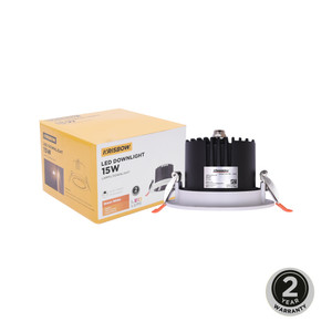 [EZO.0803768] AZKO Krisbow Lampu Downlight Led Adjustable Lampu Sorot Ceiling Light Peralatan Elektronik Lampu Plafon - 15 Watt