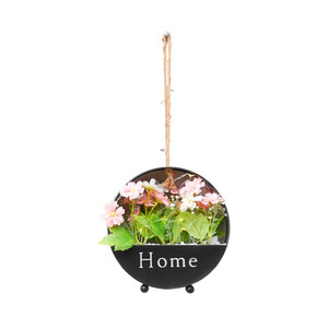 [EZO.0803771] AZKO Arthome Bunga Artifisial Gantung Dengan Lampu Artificial Plants With Lamp Artifisial Flowers Dekorasi Tanaman Hias - Pink