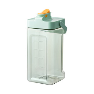 [EZO.0803788] AZKO Kris Teko Minum Tap Water Jug Dengan Tutup Dan Handle Wadah Penyimpanan Air Peralatan Minum - Hijau