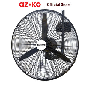 [EZO.0803836] AZKO Krisbow 26 Inci Kipas Angin Dinding Dengan Tali Tarik Df650-Tw