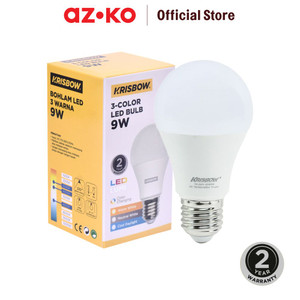 [EZO.0803850] AZKO Krisbow Lumi Bohlam Led Switch Color 9 Watt