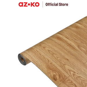 [EZO.0803862] AZKO Krisfloor 60X300X0.15 cm Pelapis Lantai Pvc - Cokelat Maple
