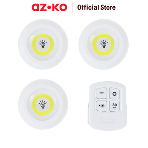 [EZO.0803872] AZKO Eglare Set 3 Pcs Lampu Tidur Pac Dengan Remot