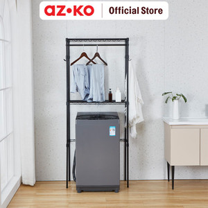 [EZO.0803874] AZKO Stora Rak Mesin Cuci Washing Machine Rack Tempat Penyimpanan Perlengkapan Cuci Baju Laundry Storage Perlengkapan Rumah Tangga