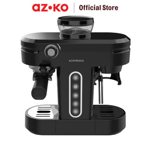 [EZO.0803875] AZKO Acepresso Coffee Maker Espresso Dengan Grinder - Hitam
