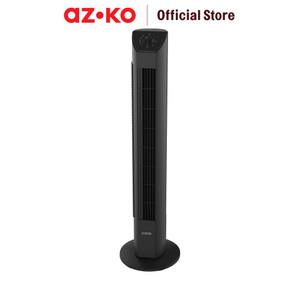 [EZO.0803886] AZKO Kris Kipas Angin Berdiri Pedestal - Hitam