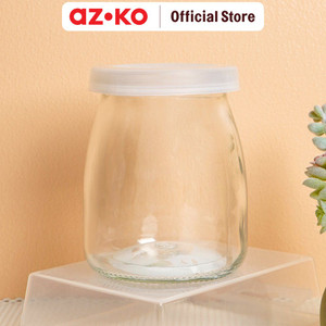 [EZO.0803888] AZKO Ataru 200 ml Stoples Puding Kaca