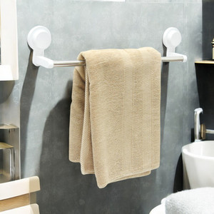 [EZO.0803893] AZKO Stora Rak Penyimpanan - Putih Tempat Jemur Anduk Towel Drying Rack Bar Gantungan Handuk Perlengkapan Kamar Mandi Bathroom Tools - 53x7.5x10.8cm
