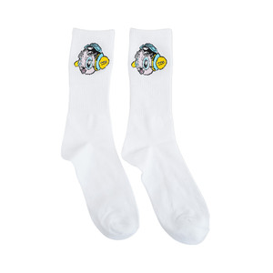 [EZO.0803958] AZKO Ataru Kaos Kaki Crew Socks Muklay - Hitam, Men