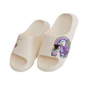 [EZO.0803964] AZKO Ataru Sandal Thick Slides Muklay Sendal Unisex Alas Kaki Slide Cewek Cowok Fashion Wanita Dan Pria - Putih, 40/41