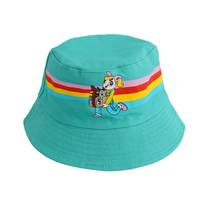 [EZO.0803965] AZKO Ataru Topi Bucket Reversible Muklay Gigi Aksesoris Kepala Bucket Hat Bolak Balik Topi Stylish Unisex Serbaguna Aksesoris Fashion Pria Wanita - Tosca/Kuning