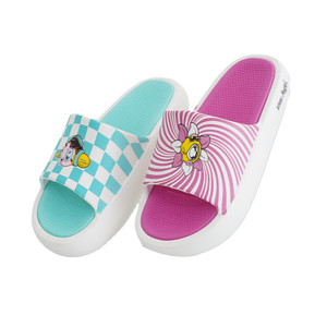[EZO.0803970] AZKO Ataru Sandal Thick Slippers Color Block Muklay Unisex Slipper Sendal Kasual Outdoor Indoor Alas Kaki Cewek Cowok Stylish - 44/45