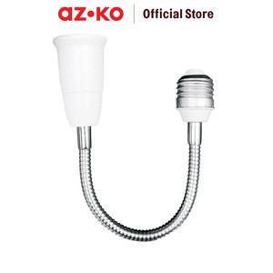 [EZO.0803977] AZKO Krisbow 10 Cm Fitting Lampu Extender Plug E27