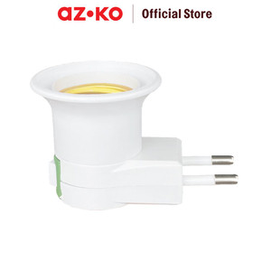 [EZO.0803979] AZKO Krisbow Fitting Lampu E27 Dengan Tombol Switch