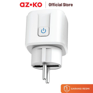[EZO.0803992] AZKO Krisbow Sync Steker Smart Plug Ue Dengan Monitoring Function Smart Electric Socket Terminal Colokan Listrik Pintar Steker Monitoring Peralatan Elektronik Smart Ue Plug Stekker Colokan Wifi