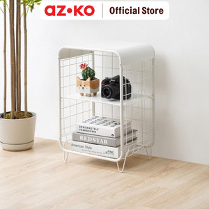 [EZO.0803996] AZKO Stora Rak Kawat 2 Tingkat - Putih Ivory