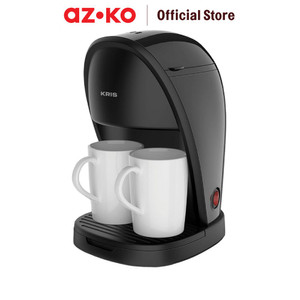 [EZO.0804040] AZKO Kris 250 Ml Coffee Drip Maker 2 Cups - Hitam