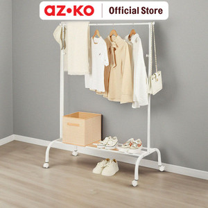 [EZO.0804053] AZKO Stora Gantungan Pakaian Single - Putih