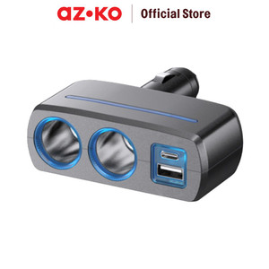 [EZO.0804067] AZKO Otto Klasse Charger Mobil Usb & Type C - Lighter Socket 1918d