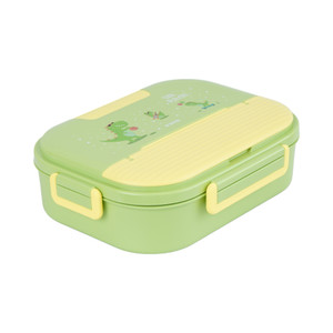 [EZO.0804069] AZKO Kris Kotak Makan Sekat Dengan Soup Pot & Tas Lunch Box Food Box Kotak Bekal Makan Dengan Insulated Bag Wadah Makanan - Dino