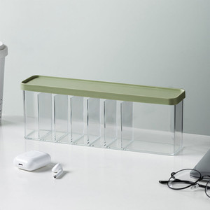 [EZO.0804081] AZKO Stora 28x6.5x10 Cm Kotak Organizer Kabel - Krem Beige