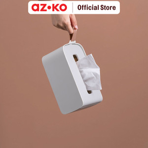 [EZO.0804082] AZKO Stora Kotak Tisu - Pink Tissue Box Holder Tempat Tisu Aesthetic Wadah Penyimpanan Tisyu Perlengkapan Rumah Tangga
