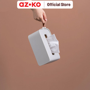 [EZO.0804083] AZKO Stora 22.5x11.5x11 Cm Kotak Tisu - Putih