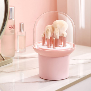 [EZO.0804085] AZKO Stora 16.5x16.5x14.5 Cm Organizer Kuas Make Up - Putih