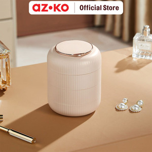 [EZO.0804092] AZKO Stora 14x11x11 Cm Organizer Perhiasan Rotating - Pink