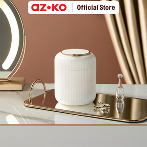 [EZO.0804093] AZKO Stora 14x11x11 Cm Kotak Perhiasan Rotating - Putih