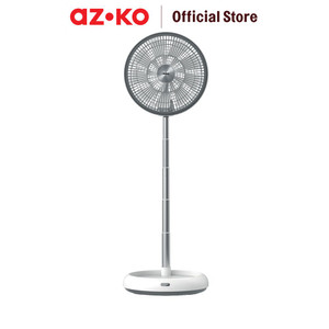 [EZO.0804122] AZKO Kris 10 Inci Kipas Angin Berdiri Lipat - Hitam/Putih