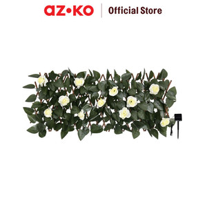 [EZO.0804190] AZKO Cc Grass 30x180 Cm Tanaman Pagar Artifisial Laurel Flowers Led