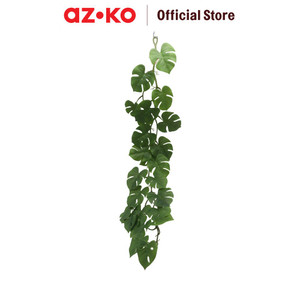 [EZO.0804208] AZKO Arthome Tanaman Artifisial Garland Monstera Leaf - Hijau