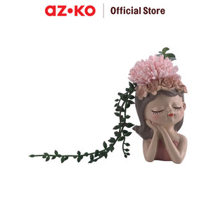 [EZO.0804213] AZKO Arthome Tanaman Artifisial Sukulen Dengan Pot Dream