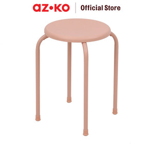 [EZO.0804229] AZKO Soleil Bangku Metal - Pink Gummy