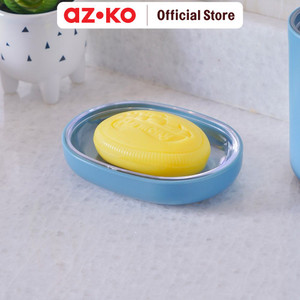 [EZO.0804237] AZKO Stora Tempat Sabun Batang - Biru