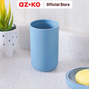 [EZO.0804239] AZKO Stora 6.6x10.9 Cm Tumbler Tempat Sikat Gigi - Biru