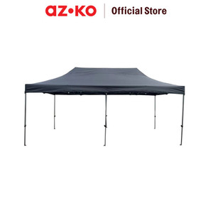 [EZO.0804265] AZKO Soleil 3X6 mtr Tenda Gazebo Lipat V2 - Hitam