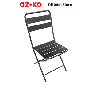 [EZO.0804268] AZKO Soleil Nero Kursi Teras Lipat - Hitam