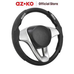 [EZO.0804283] AZKO Sparco Sarung Stir Kain Bludru - Hitam