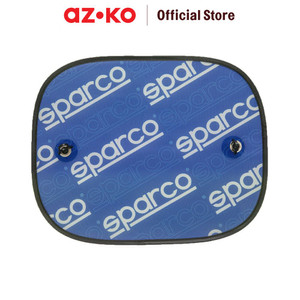[EZO.0804285] AZKO Sprco Set 2 Pcs Pelindung Kaca Mobil Side Sunshade - Biru