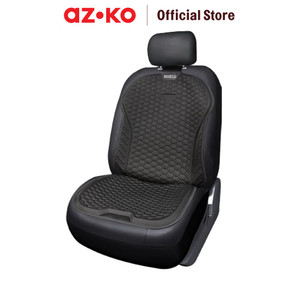[EZO.0804286] AZKO Sparco Leica Alas Tempat Duduk Mobil Spandex Fiber - Hitam