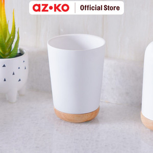 [EZO.0804303] AZKO Stora Tempat Sikat Gigi Polyresin - Putih